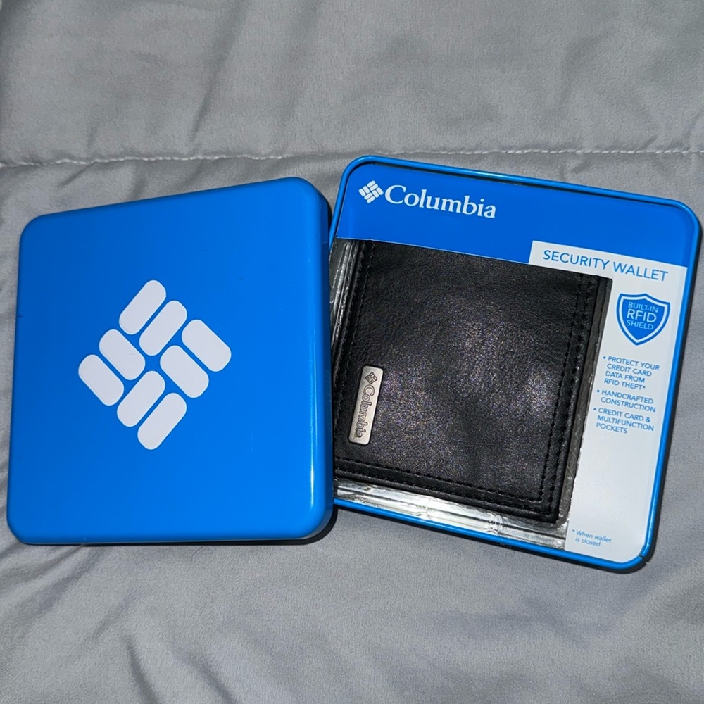 Columbia Black Security Wallet